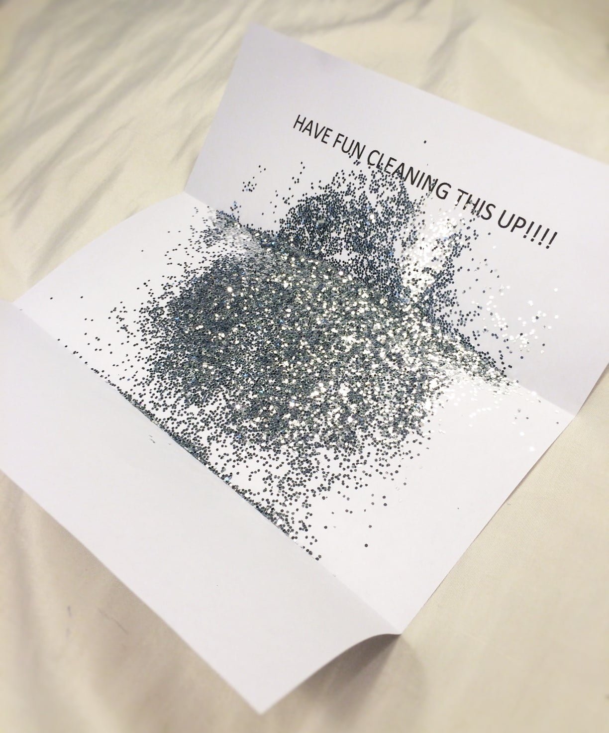 Add-on: Glitter Bomb Card In The Package –